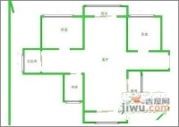 长江国际花园3室2厅1卫135㎡户型图