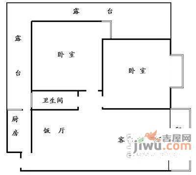 长江国际花园4室2厅2卫214㎡户型图