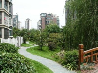蔚蓝都市花园实景图图片