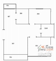 溪南新村2室2厅1卫101㎡户型图