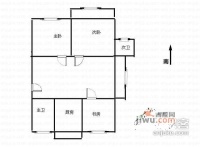 新江南花园3室2厅1卫127㎡户型图