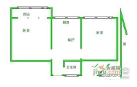 风雷新村2室1厅1卫63㎡户型图