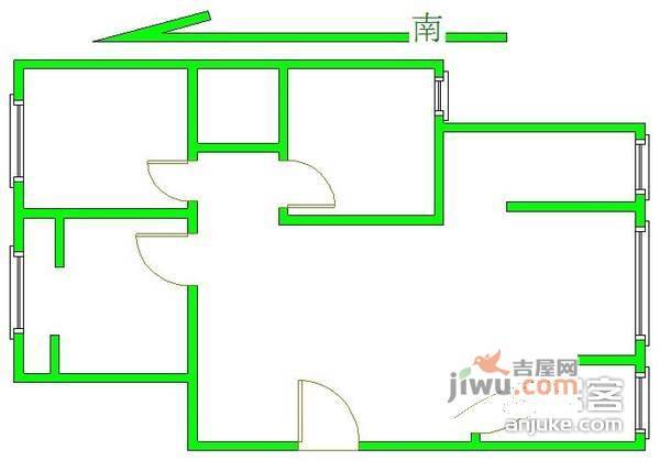 新州人家3室2厅1卫131㎡户型图