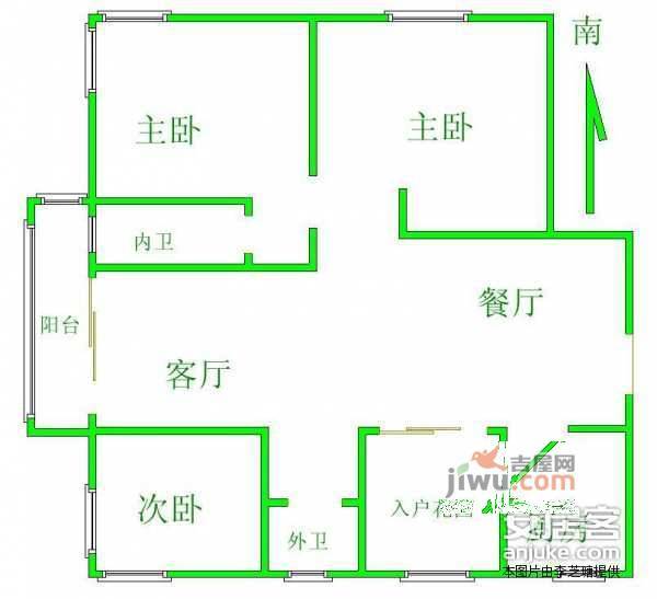 瑜憬湾4室2厅2卫户型图