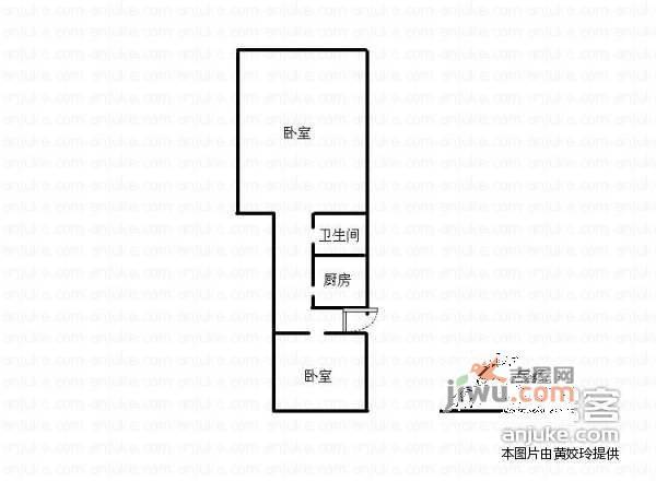 居仁小区2室0厅1卫51㎡户型图