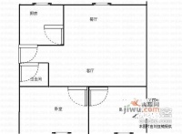 天台山庄2室2厅1卫82㎡户型图