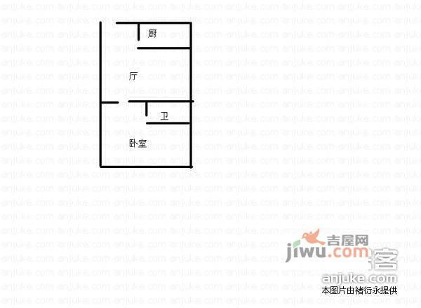 赛尚领寓1室1厅1卫47㎡户型图