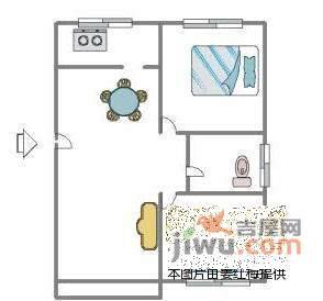 鸿泰雅园2室2厅1卫96㎡户型图