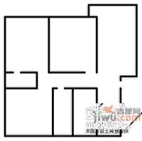 蔚蓝世纪大厦3室2厅2卫162㎡户型图