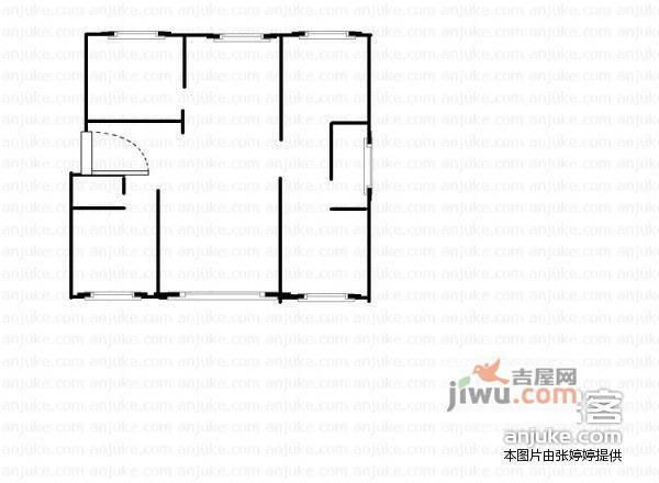 学府康庭3室1厅1卫104㎡户型图