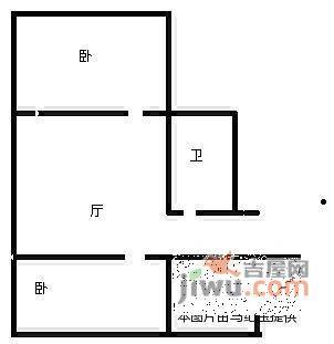 南庄小区2室1厅1卫75㎡户型图