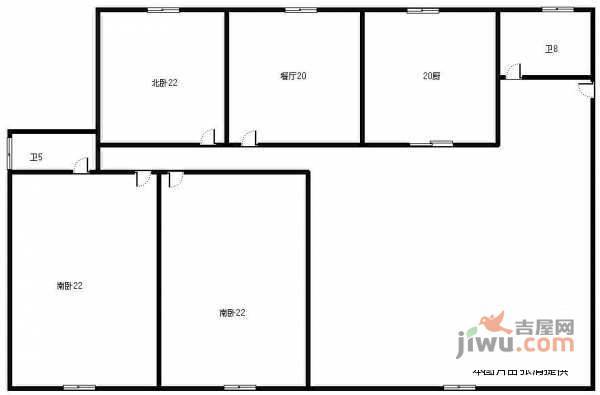 东海世家4室2厅2卫220㎡户型图