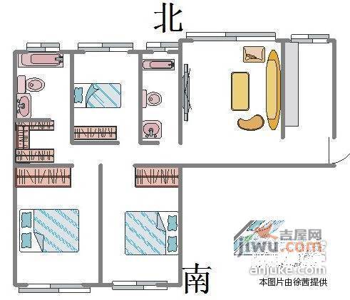 百福山庄5室3厅3卫400㎡户型图