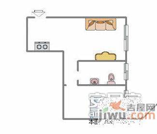 国际名都1室1厅1卫71㎡户型图