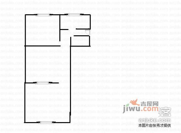 台湛路小区2室1厅1卫77㎡户型图