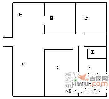 碧海花园一期4室2厅2卫200㎡户型图