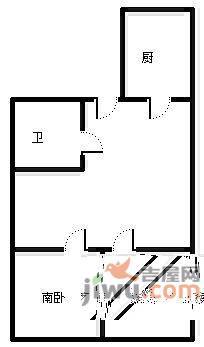 双玉新苑2室1厅1卫87㎡户型图