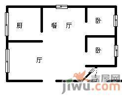 台湾花园2室2厅1卫103㎡户型图