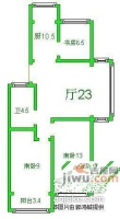 杭州花园2室2厅1卫123㎡户型图