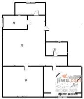 海牛花园2室2厅1卫114㎡户型图