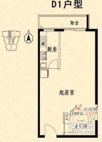 康大凤凰国际2室1厅1卫90㎡户型图