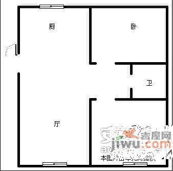 百通馨苑七区2室2厅1卫96㎡户型图