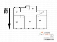 环宇康庭2室1厅1卫124㎡户型图