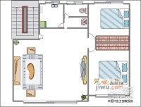 顺德居小区2室2厅1卫101㎡户型图