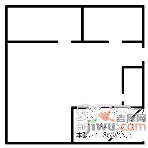 贵合花园2室2厅1卫119㎡户型图