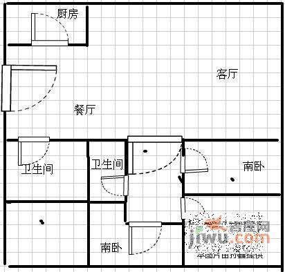 香港花园3室2厅2卫186㎡户型图