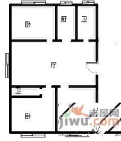 国际城名苑3室2厅2卫125㎡户型图