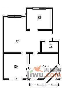 馨苑小区2室2厅1卫138㎡户型图