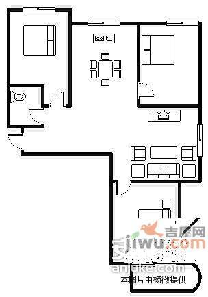 金领世家北区3室2厅1卫152㎡户型图