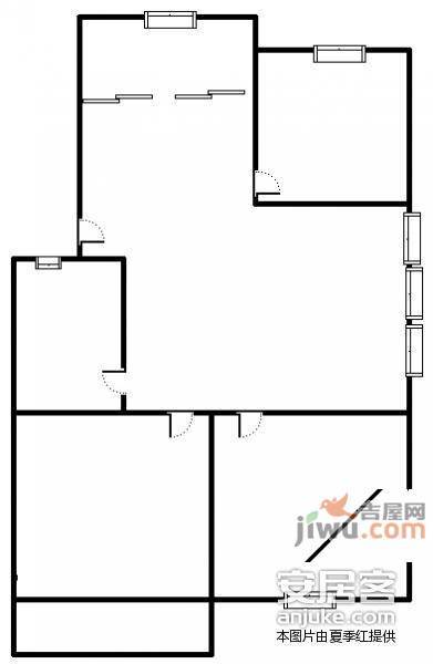 颐景园3室2厅1卫163㎡户型图