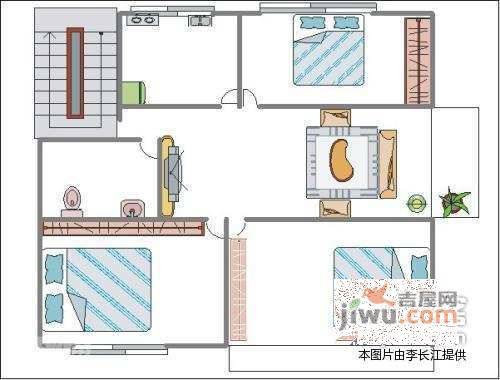 宝龙城市广场3室2厅2卫177㎡户型图