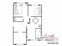 凯旋山庄2室2厅2卫120㎡户型图