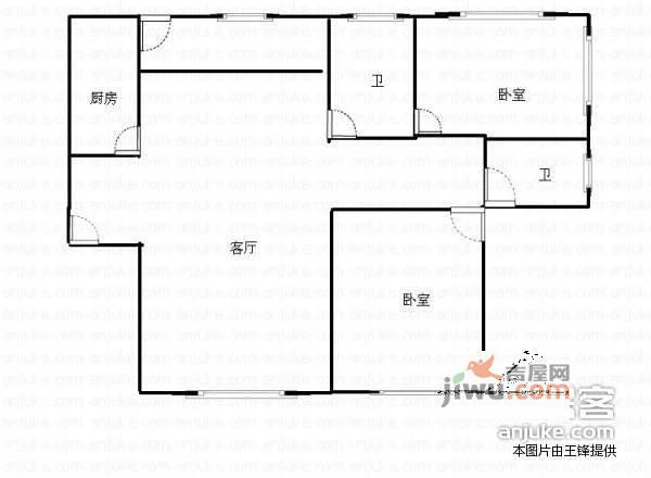 上实海上海2室2厅2卫230㎡户型图