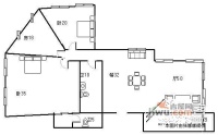 海信燕岛国际公寓4室2厅2卫290㎡户型图