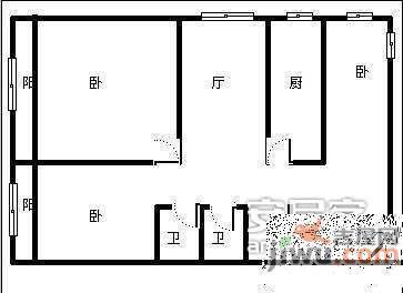 青建橄榄城3室2厅2卫140㎡户型图