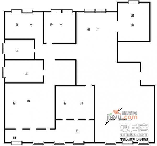 天泰馥香谷4室2厅2卫250㎡户型图