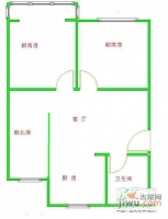 明南社区3室1厅1卫66㎡户型图