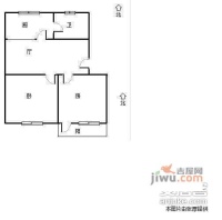 甬兴新村2室1厅1卫63㎡户型图