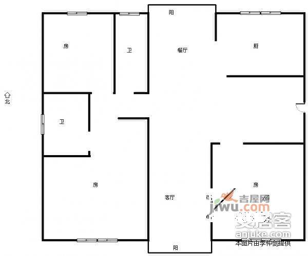 宁兴城市花园2室1厅1卫68㎡户型图