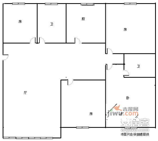 都市森林4室2厅2卫205㎡户型图