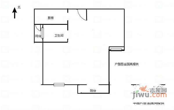 奥克斯·盛世天城2室2厅1卫89㎡户型图