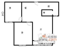 金地国际花园2室2厅1卫89㎡户型图