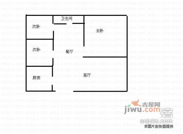 赢园雅筑3室2厅2卫153㎡户型图