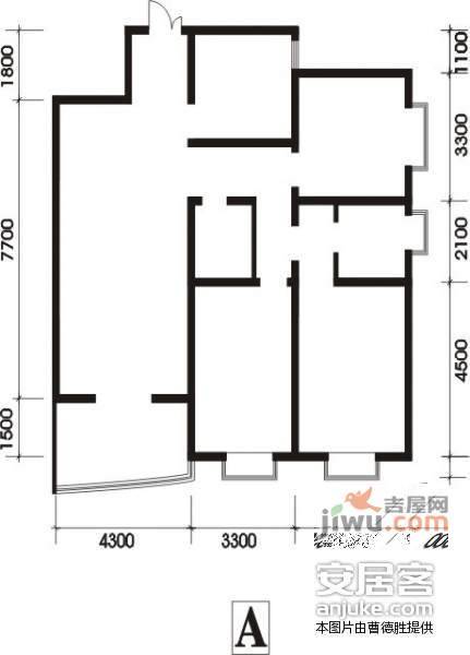 唐南香榭3室2厅2卫165㎡户型图