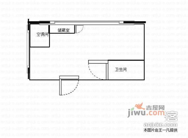 领先时代广场1室0厅1卫70㎡户型图