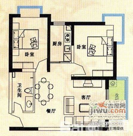 中天花园3室2厅2卫143㎡户型图